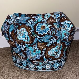 Vera Bradley blue and brown purse